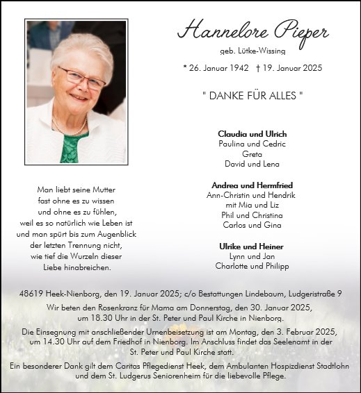 Hannelore Pieper