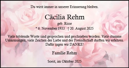 Cäcilia Rehm