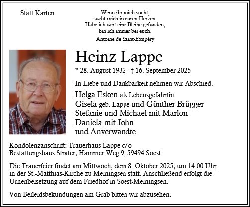 Heinz Lappe