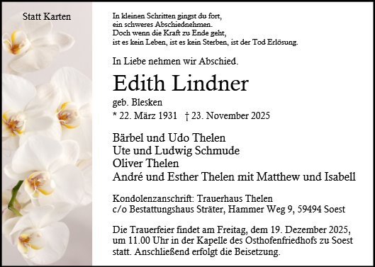 Edith Lindner