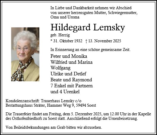 Hildegard Lemsky