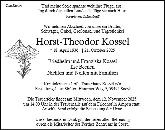 Horst Theodor Kossel
