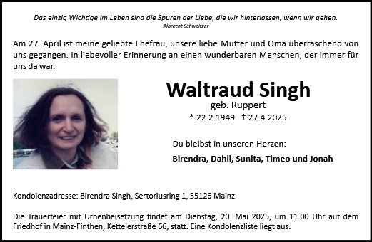 Waltraud Singh
