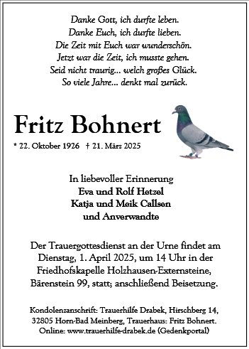 Fritz Bohnert