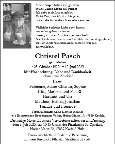 Christel Pasch
