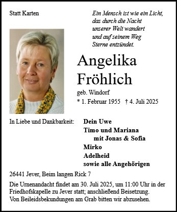 Angelika Fröhlich