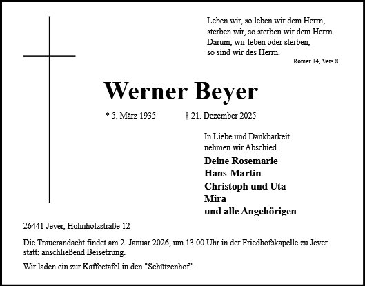 Werner Beyer