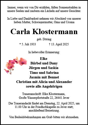 Carla Klostermann