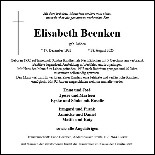 Elisabeth Beenken