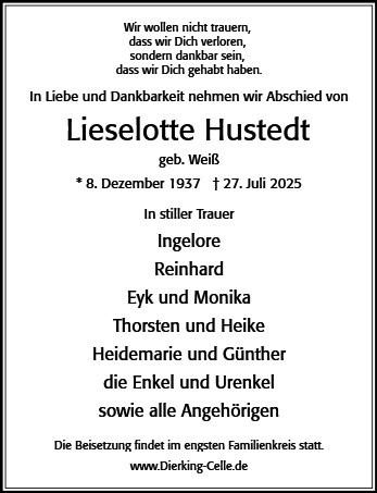 Lieselotte Hustedt