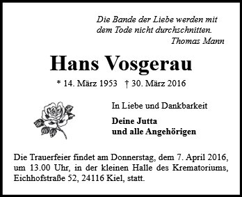 Hans Vosgerau