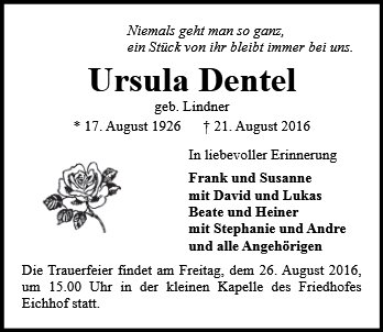 Ursula Dentel