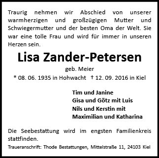 Lisa Zander-Petersen
