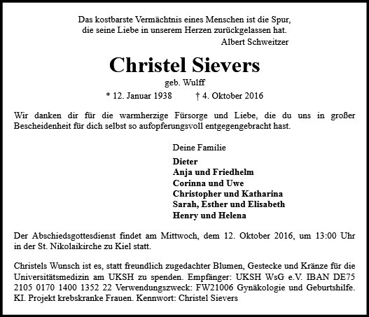 Christel Sievers