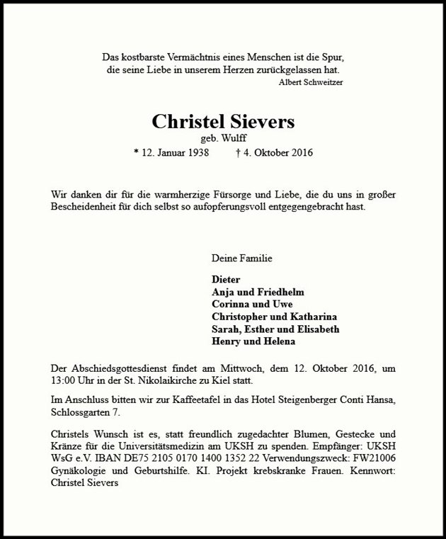 Christel Sievers