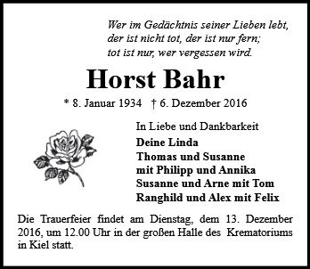 Horst Bahr