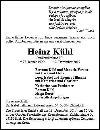Heinz Kühl