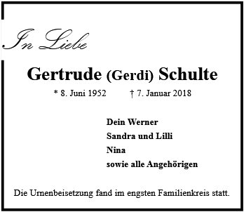 Gertrude Schulte