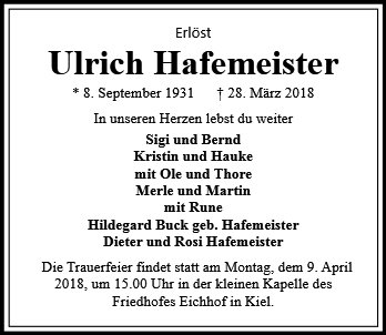 Ulrich Hafemeister