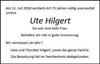 Ute Hilgert