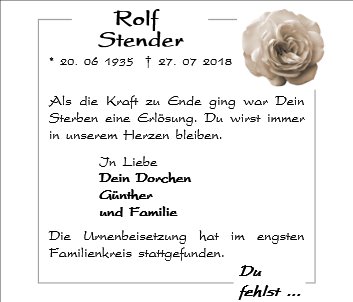 Rolf Stender