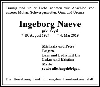 Ingeborg Naeve