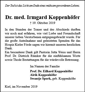 Irmgard Koppenhöfer