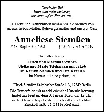 Anneliese Siemßen