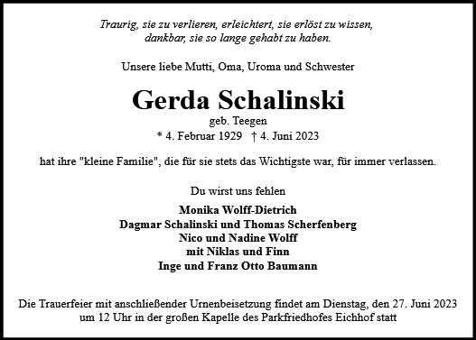 Gerda Schalinski