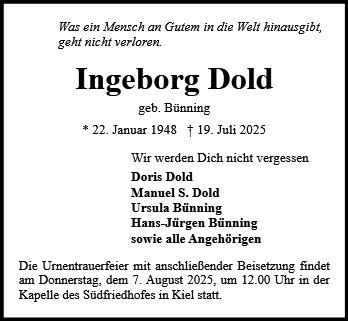 Ingeborg Dold