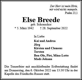 Else Breede