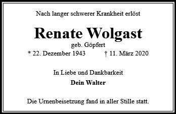 Renate Wolgast