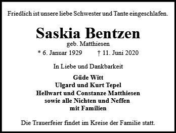 Saskia Bentzen