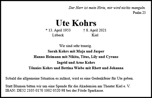 Ute Kohrs