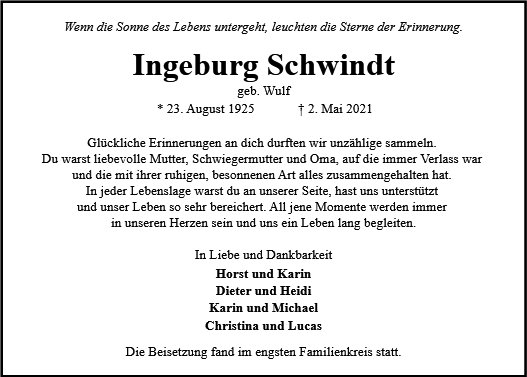 Ingeburg Schwindt