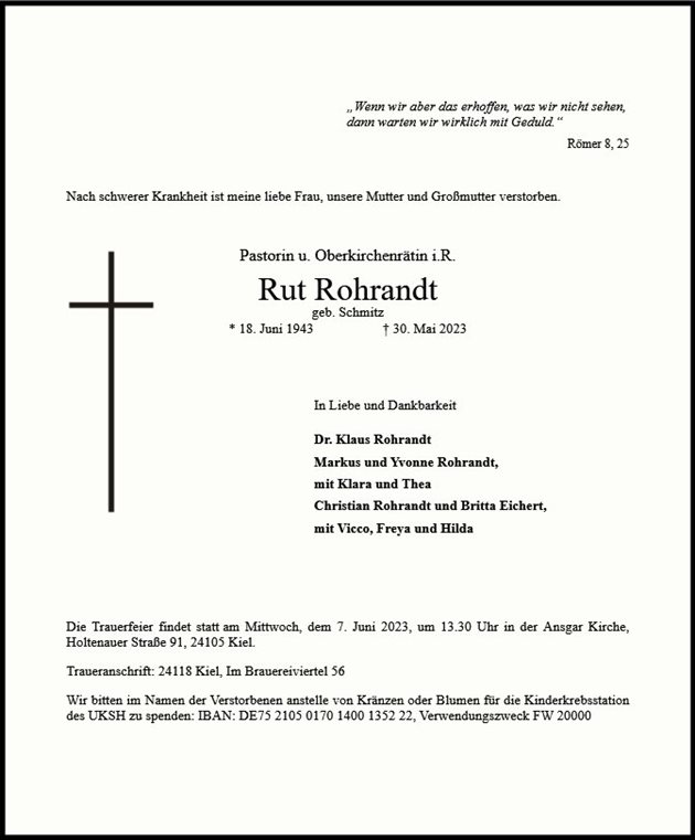 Rut Rohrandt