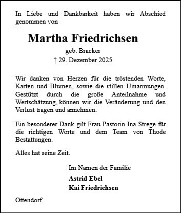 Martha Friedrichsen