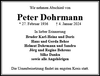 Peter Dohrmann