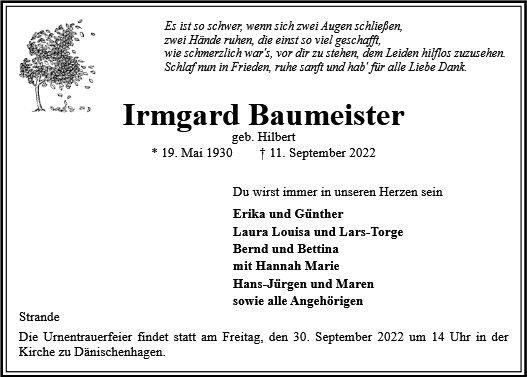 Irmgard Baumeister