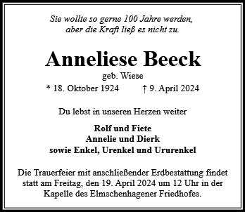Anneliese Beeck