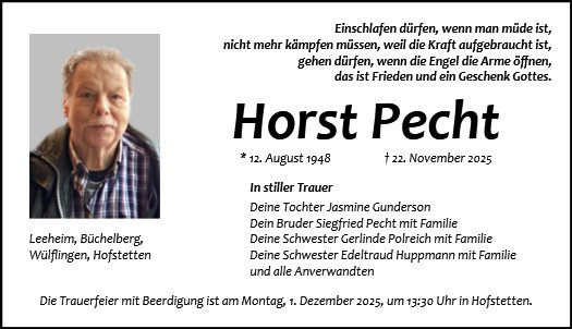 Horst Pecht