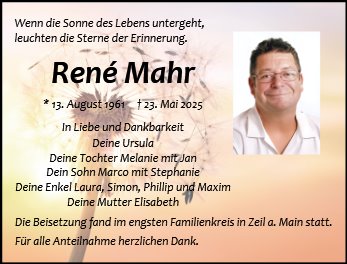 René Mahr