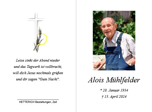 Alois Mühlfelder