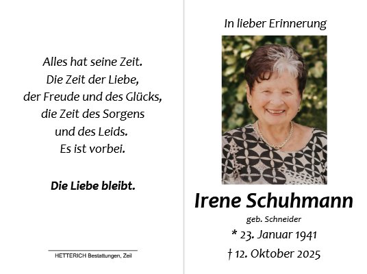 Irene Schuhmann