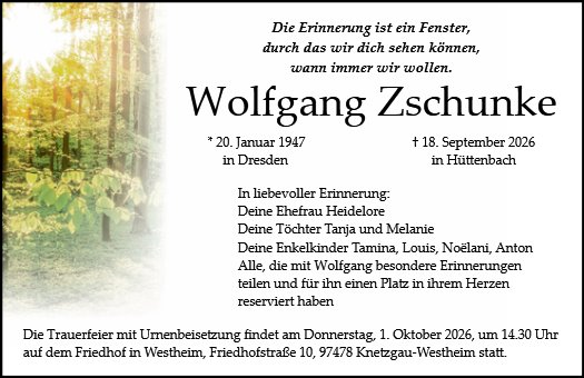 Wolfgang Zschunke