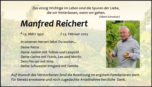 Manfred Reichert