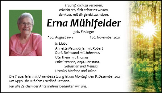 Erna Mühlfelder