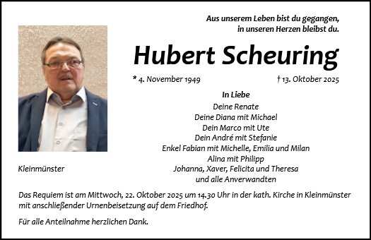 Hubert Scheuring
