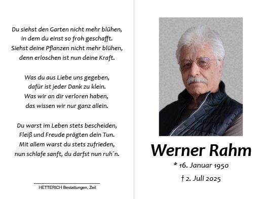 Werner Rahm