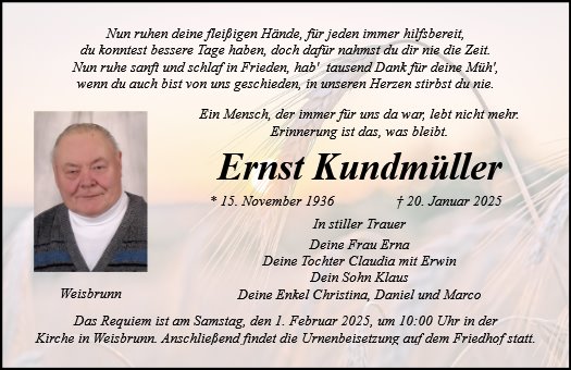Ernst Kundmüller